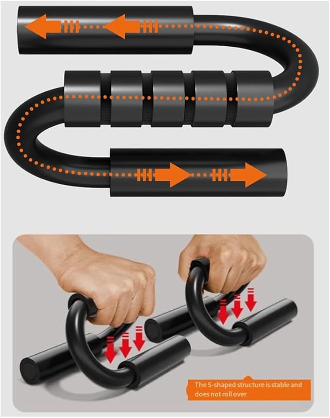 S-Shaped Push-Up Bars