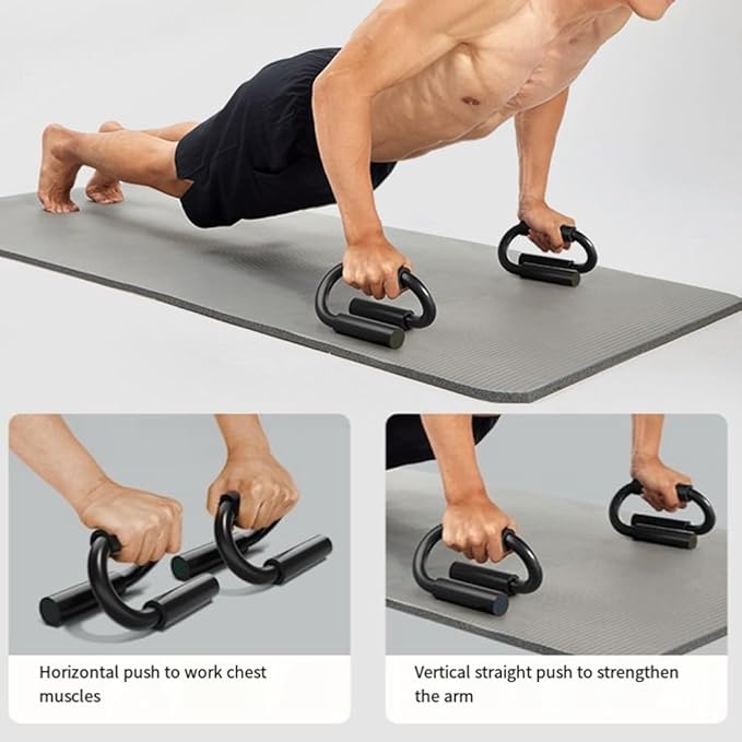 S-Shaped Push-Up Bars